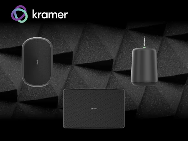 Kramer Introduces New PoE-Powered Dante Speakers and High-End Installed Audio Portfolio