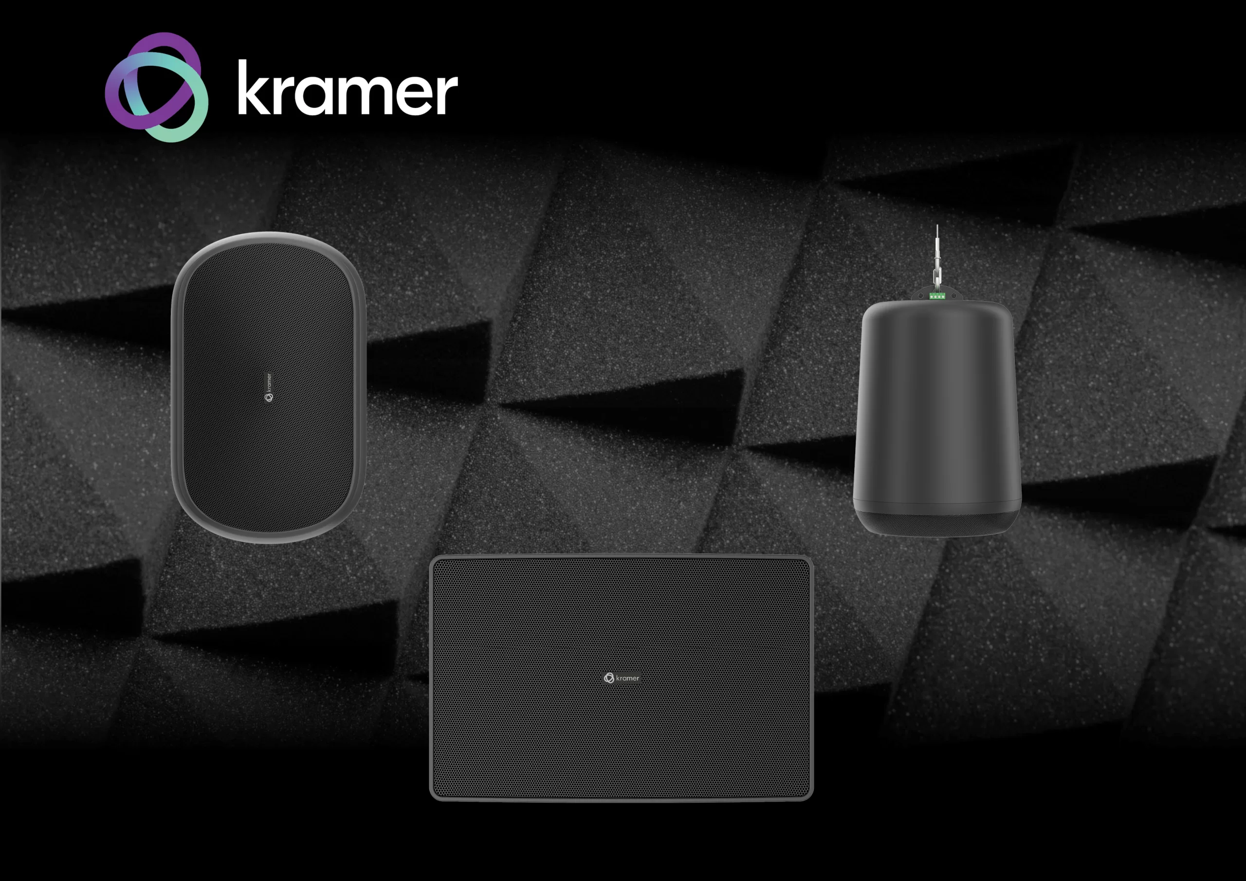 Kramer Introduces New PoE-Powered Dante Speakers and High-End Installed Audio Portfolio