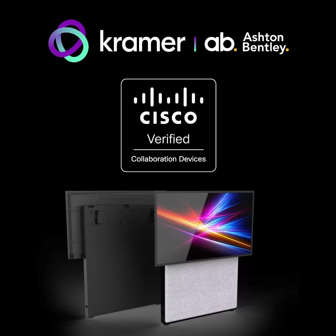 Ashton Bentley Display Mounts Certified for Use with Cisco Collaboration Devices