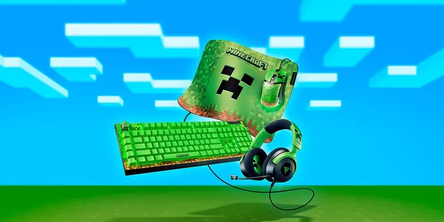CREEPIN’ IT REAL WITH THE RAZER | MINECRAFT COLLECTION