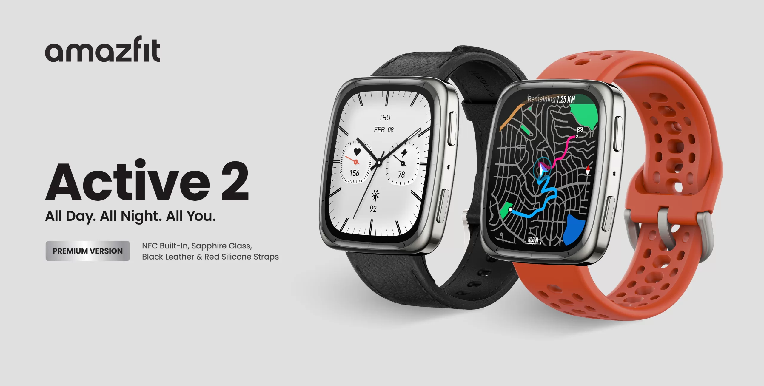 Starting Today: Amazfit Active 2 in a New Sport-Lifestyle Edition