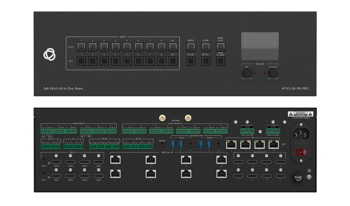 Kramer unveils ‘landmark’ All-in-One Pro Matrix for seamless video processing and switching in corporate and educational settings