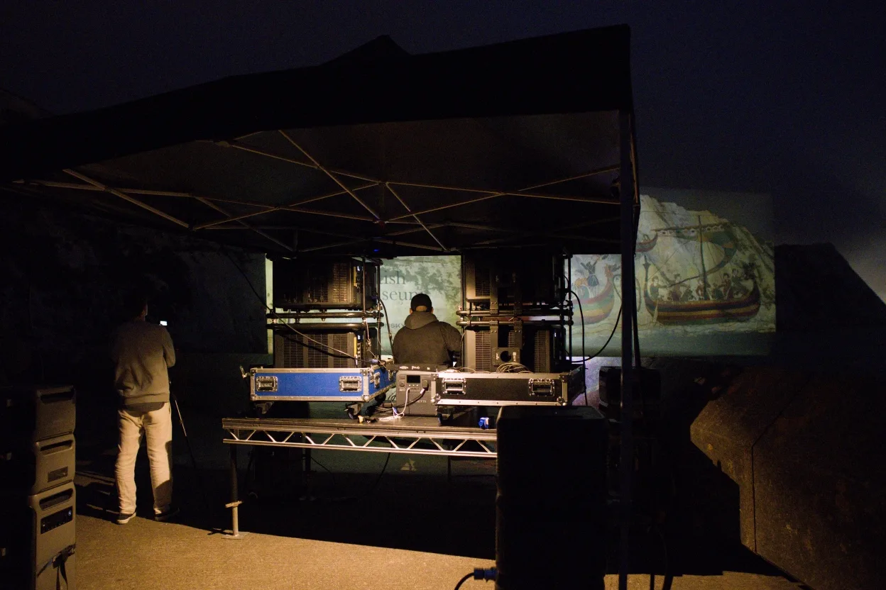 Projection with purpose: Pixel Sharp brings the Bayeux Tapestry to the White Cliffs of Dover